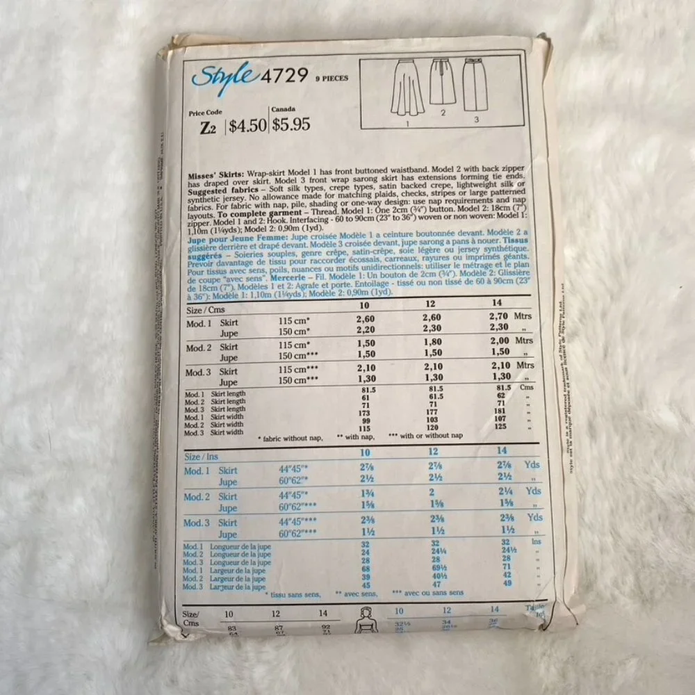 Style Sewing Pattern *Missing Instructions* - Picture 2 of 2